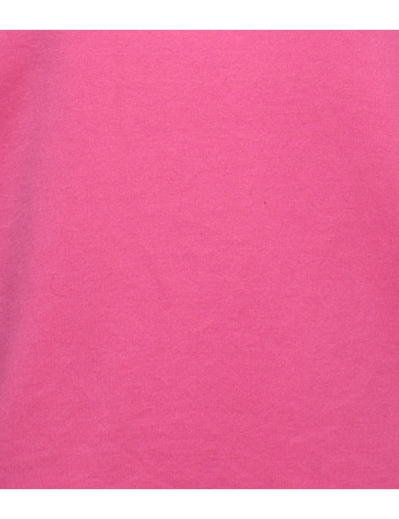 Classic Pink Spell Out Sweatshirt - S