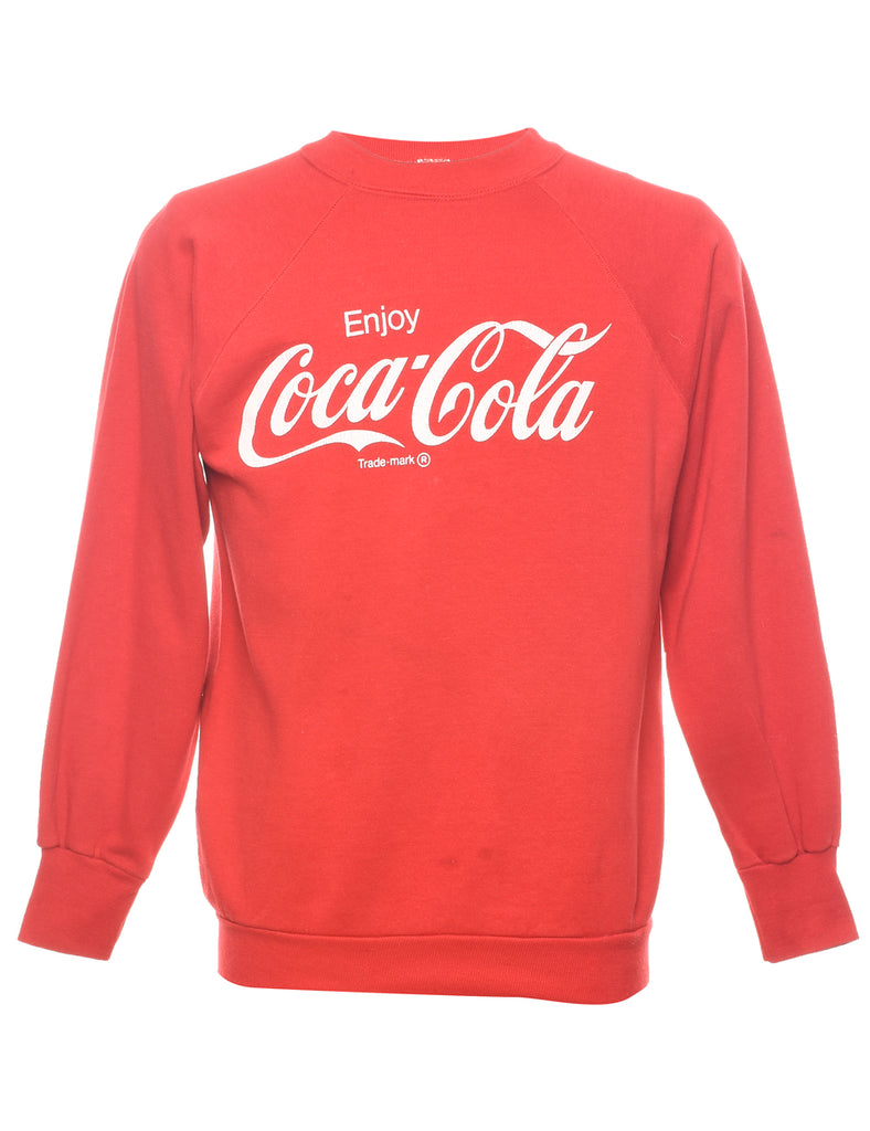 Coca-Cola Printed Sweatshirt - L