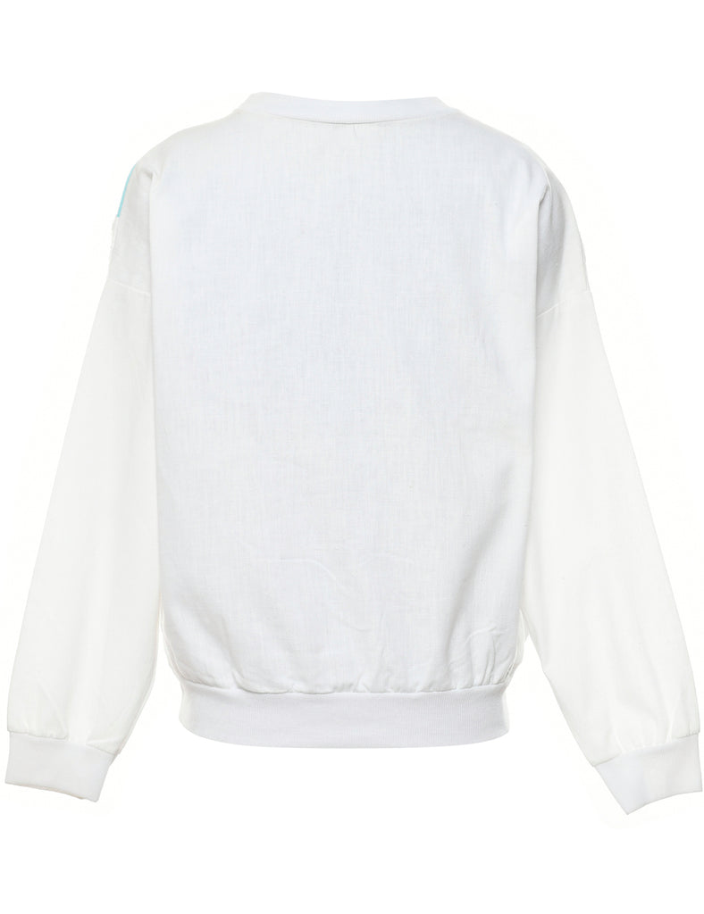 Colour BLock Plain Sweatshirt - L
