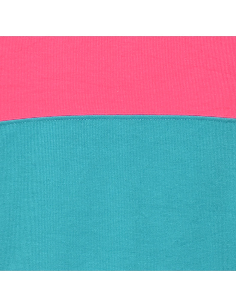 Colour Block Plain Sweatshirt - M