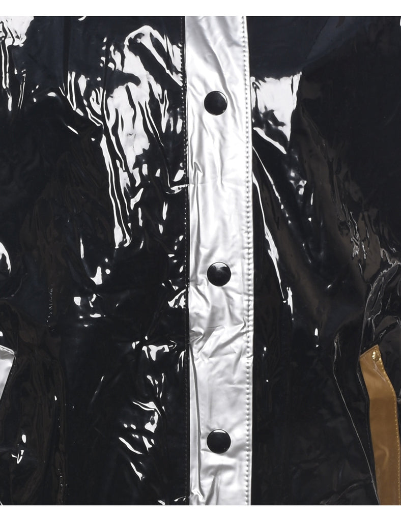 Colour Block Raincoat - M