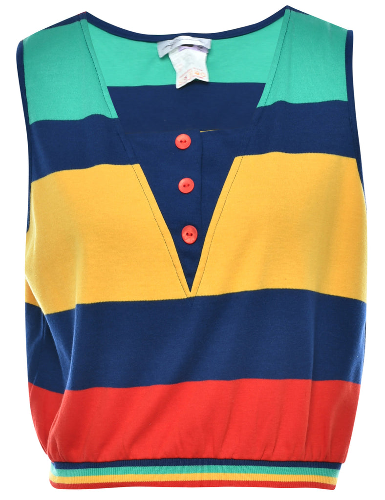 Colour Block Vest - M
