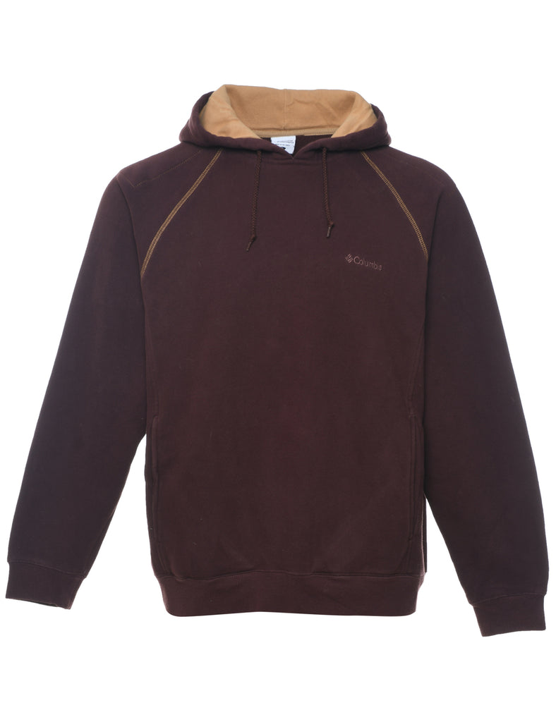 Columbia Dark Brown Plain Sweatshirt - XL
