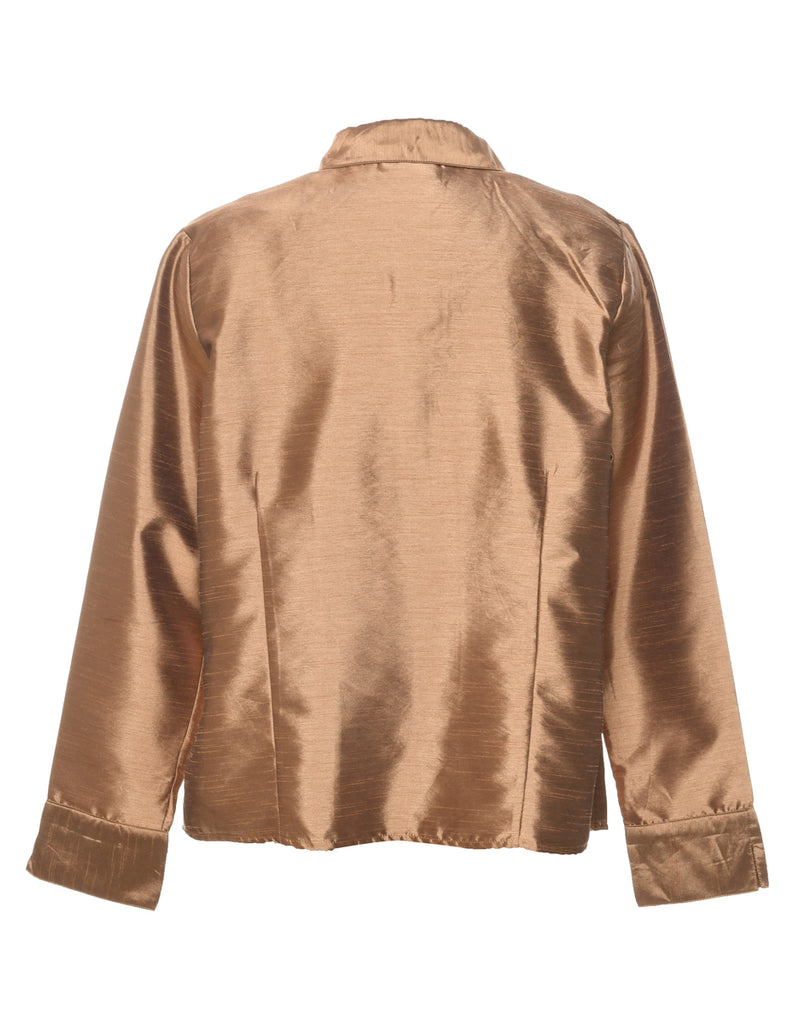 Copper Evening Blouse - L