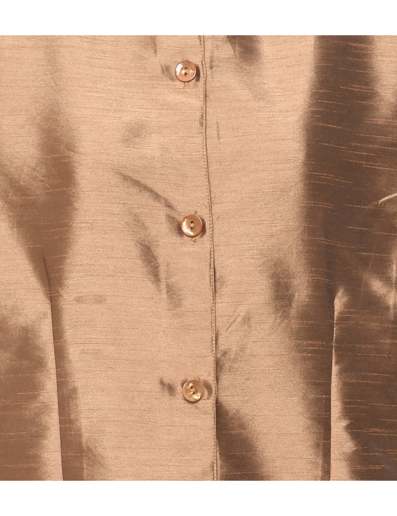 Copper Evening Blouse - L