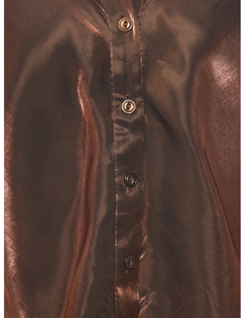 Copper Evening Blouse - M