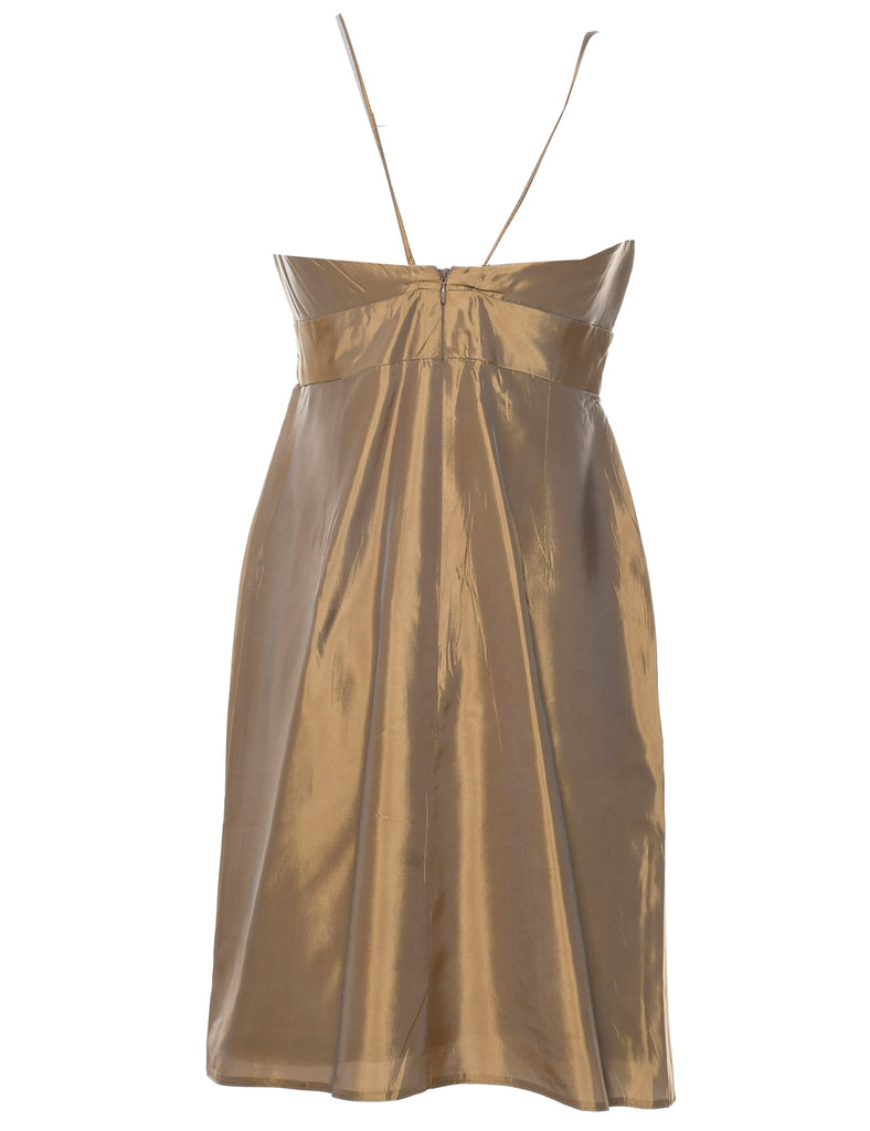 Copper Evening Dress - S