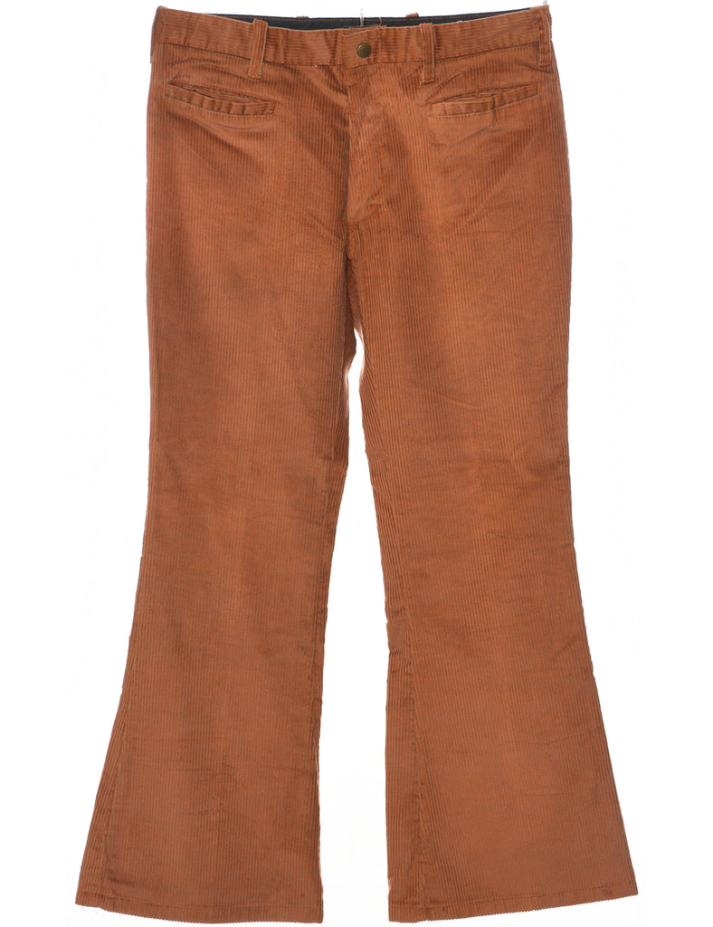 Coral Corduroy Fabric Trousers - W33 L29