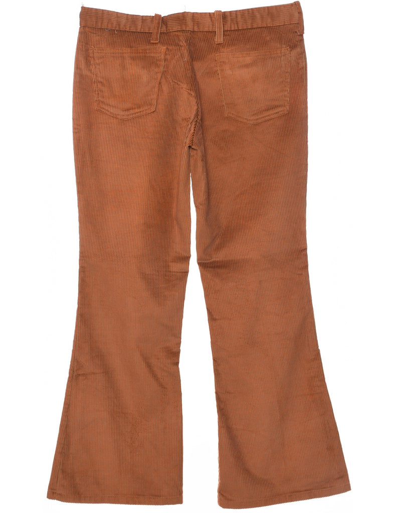 Coral Corduroy Fabric Trousers - W33 L29