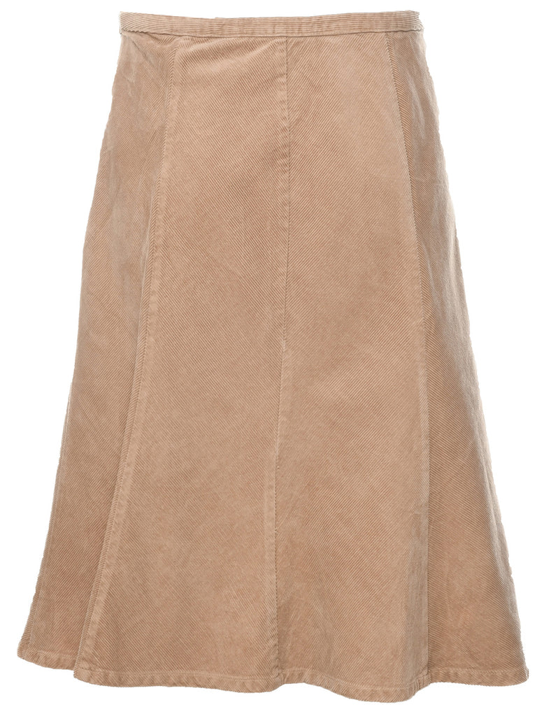 Corduroy A-line Skirt - M