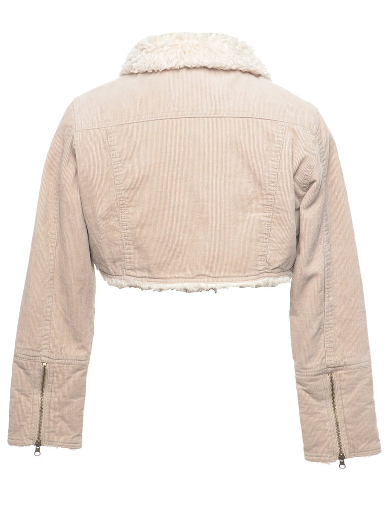 Corduroy Cropped Jacket - M