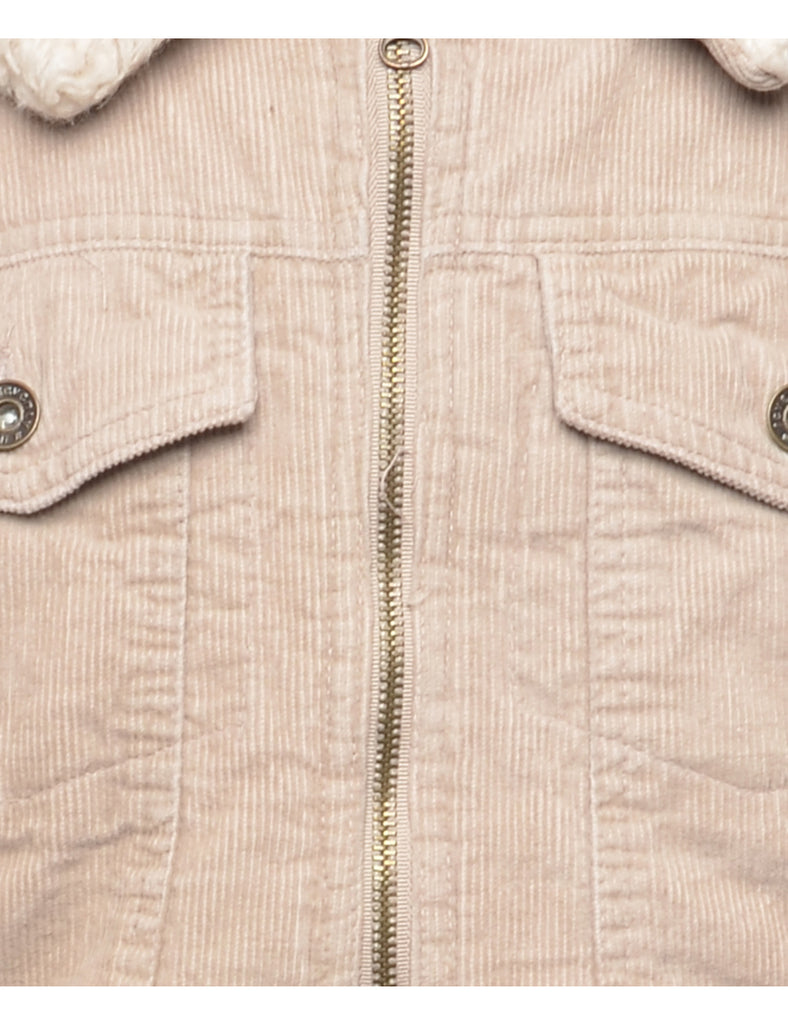 Corduroy Cropped Jacket - M