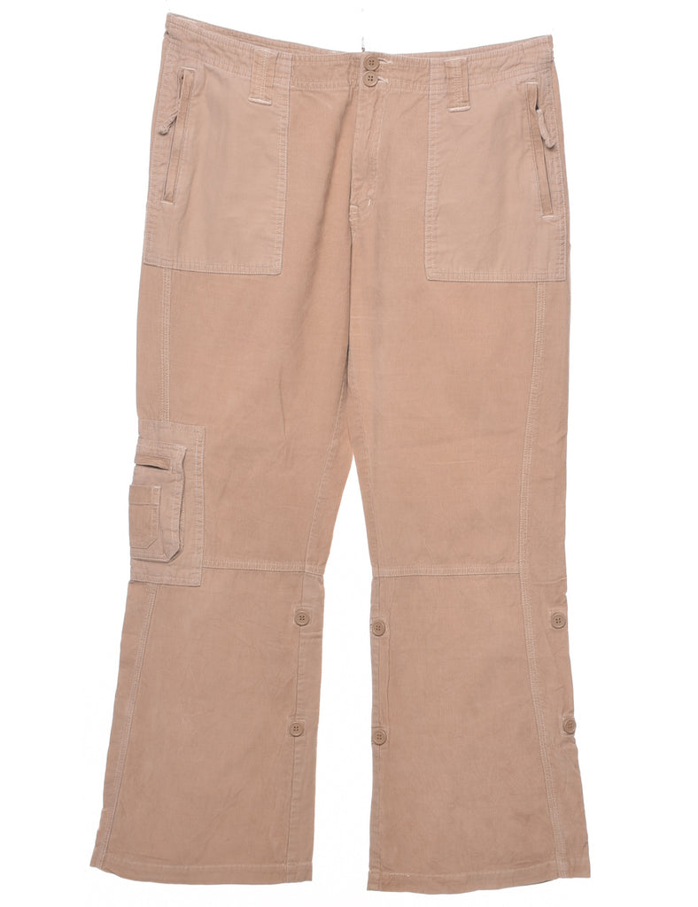 Corduroy Fabric Cargo Trousers - W33 L28
