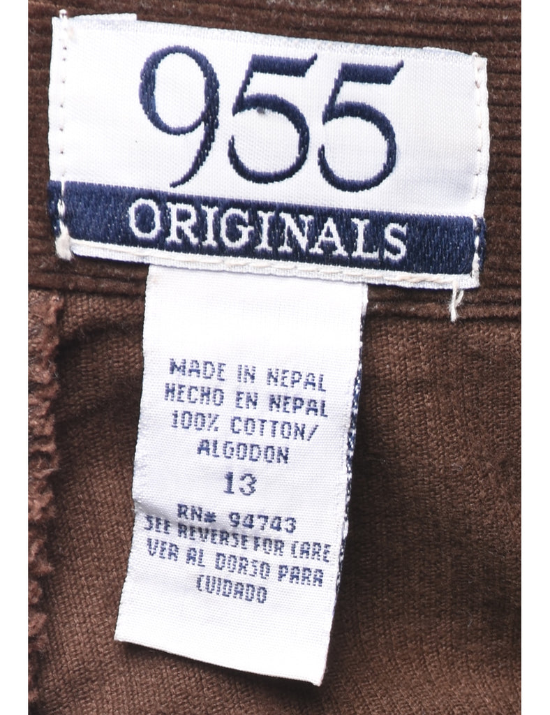 Corduroy Fabric Trousers - W32 L31