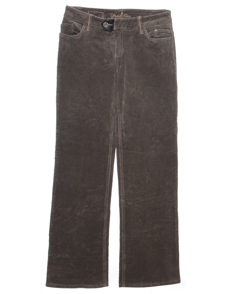 Corduroy Fabric Y2K Trousers - W29 L31
