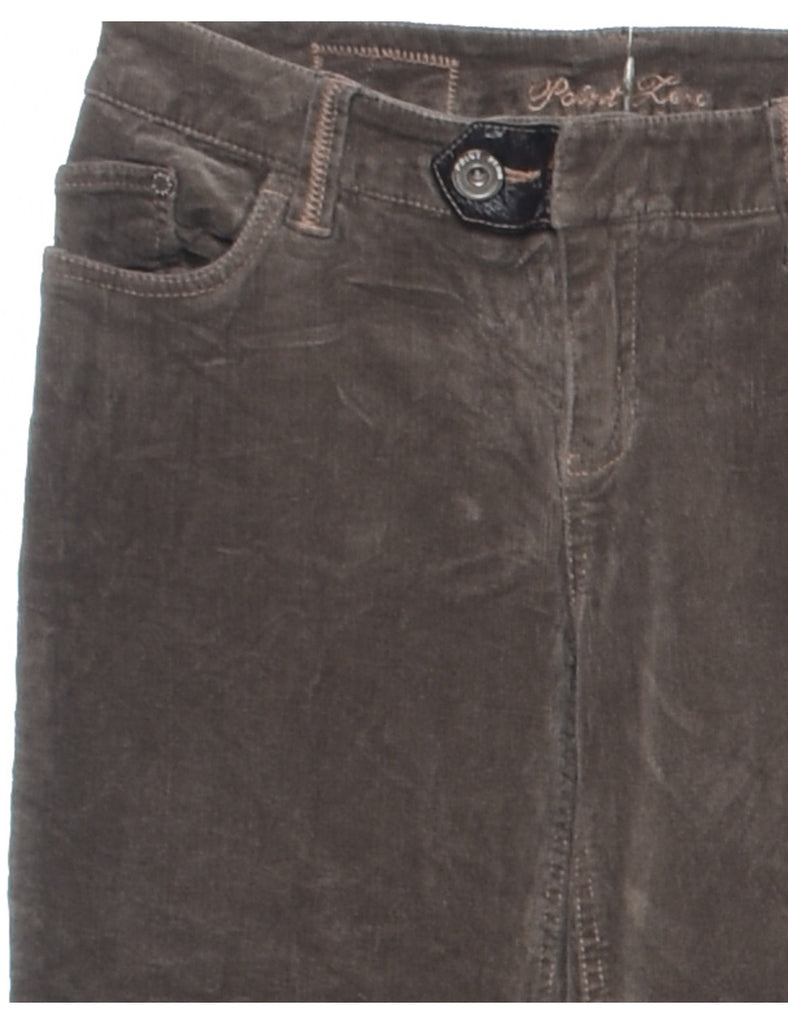Corduroy Fabric Y2K Trousers - W29 L31