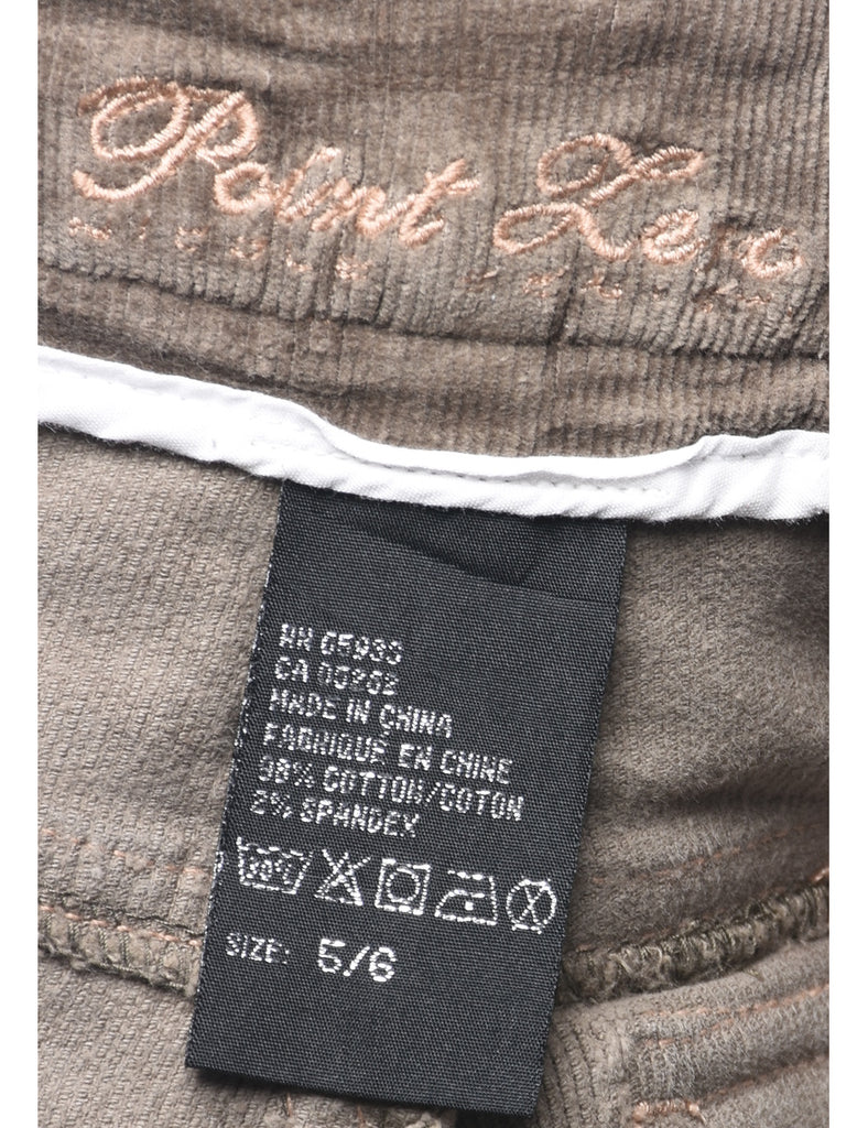 Corduroy Fabric Y2K Trousers - W29 L31