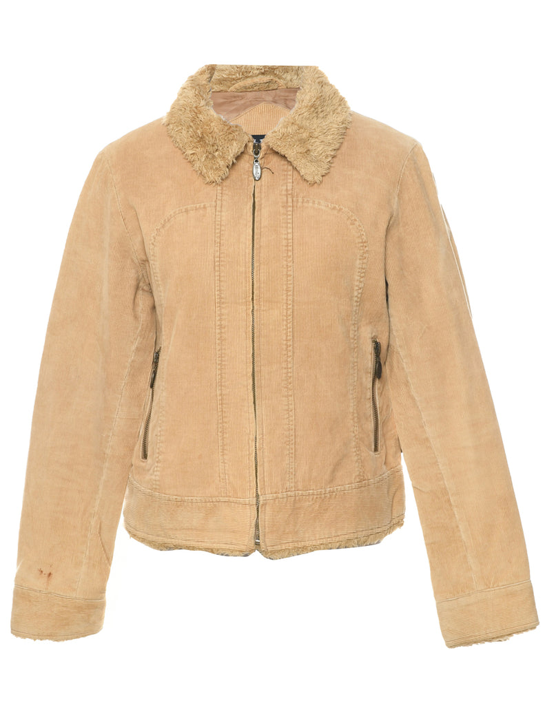 Corduroy Light Brown Jacket - L