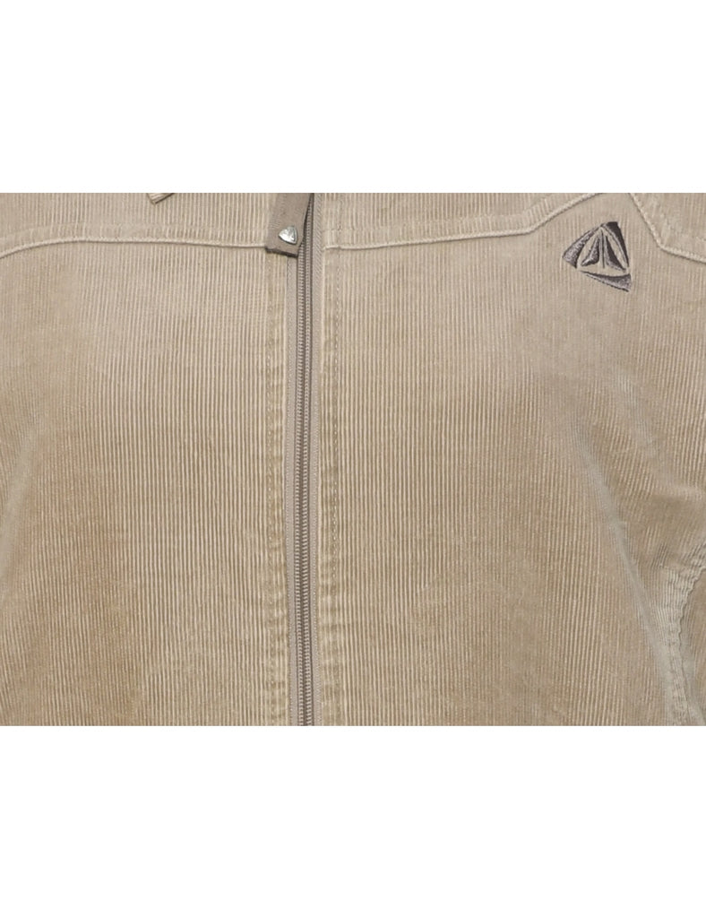 Corduroy Light Brown Jacket - L