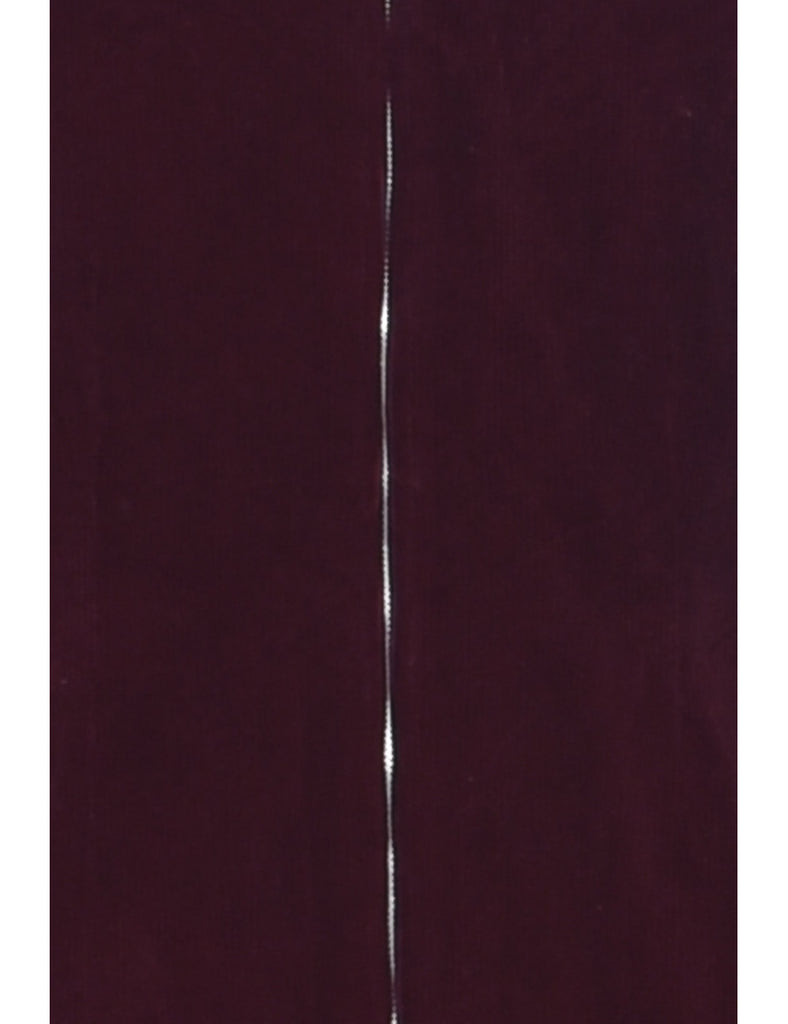 Corduroy Maroon Jacket - L