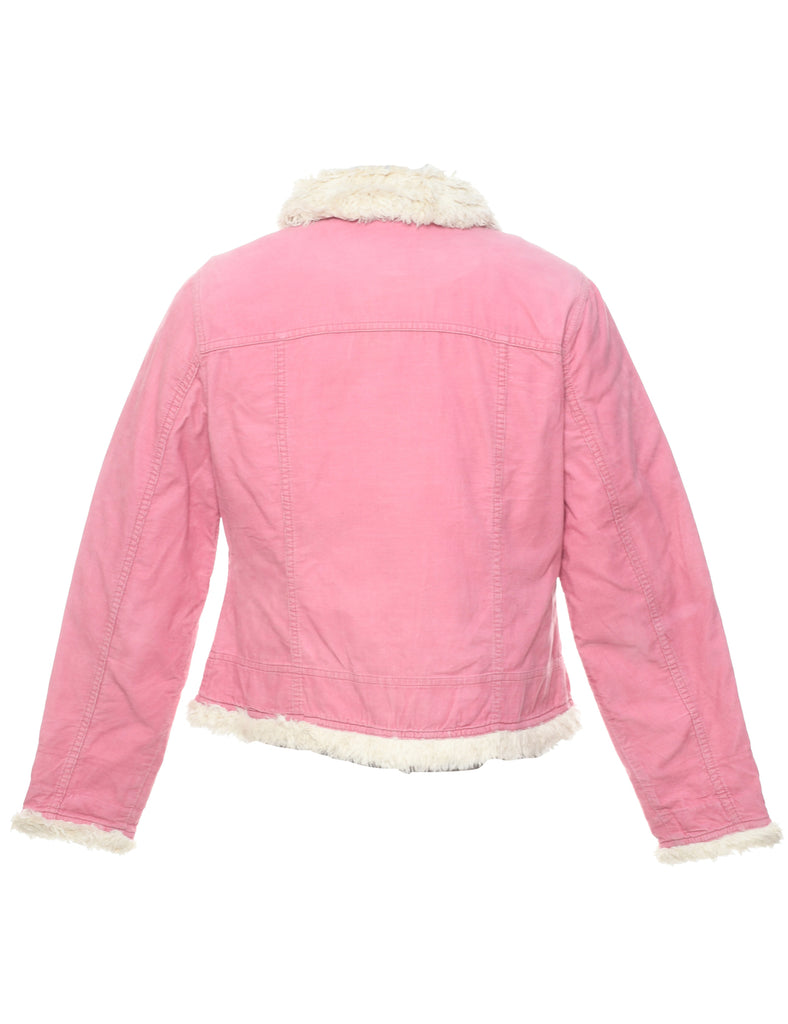 Corduroy Pale Pink Y2K Jacket - S