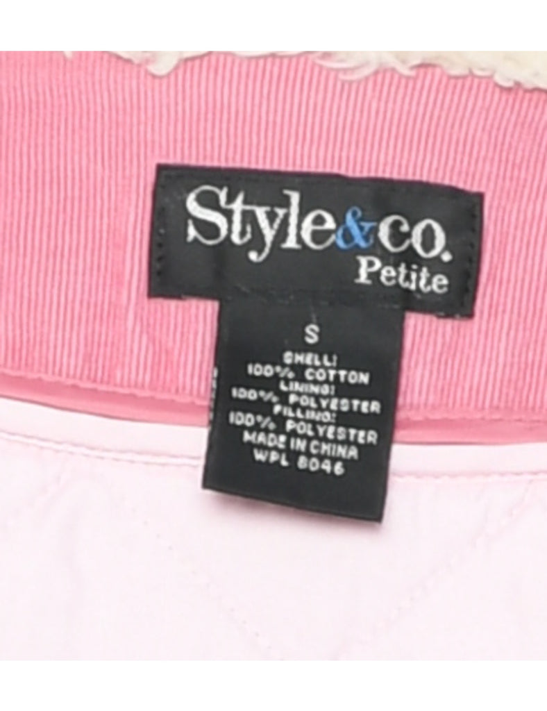 Corduroy Pale Pink Y2K Jacket - S