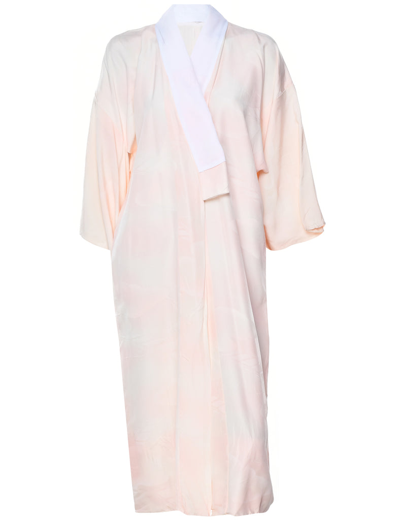 Cream Full Length Kimono - XL
