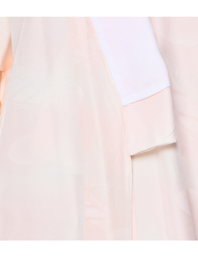 Cream Full Length Kimono - XL