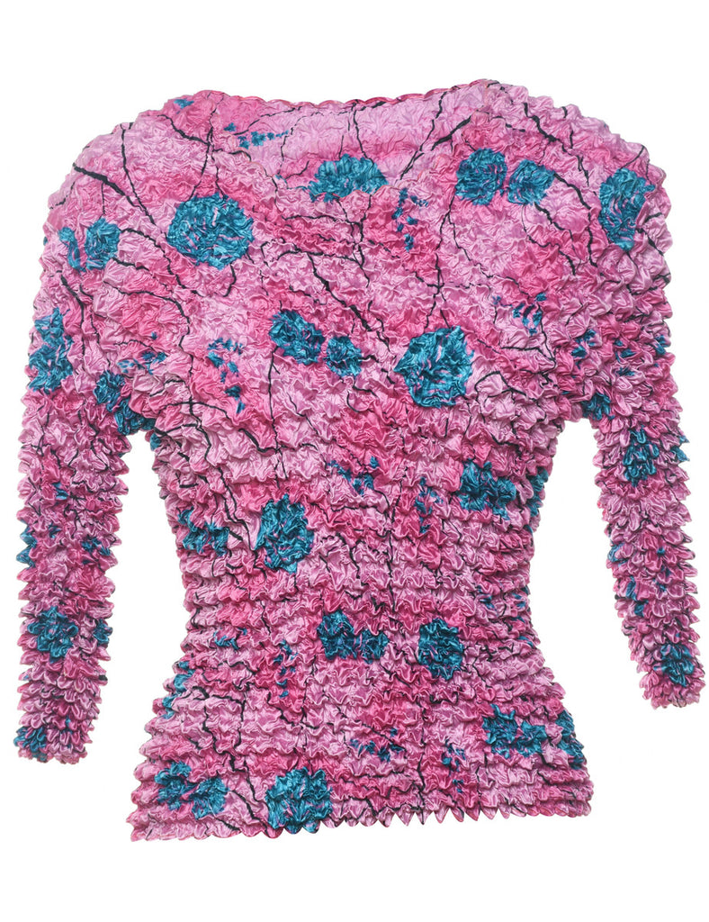 Crinkle Printed Top - S