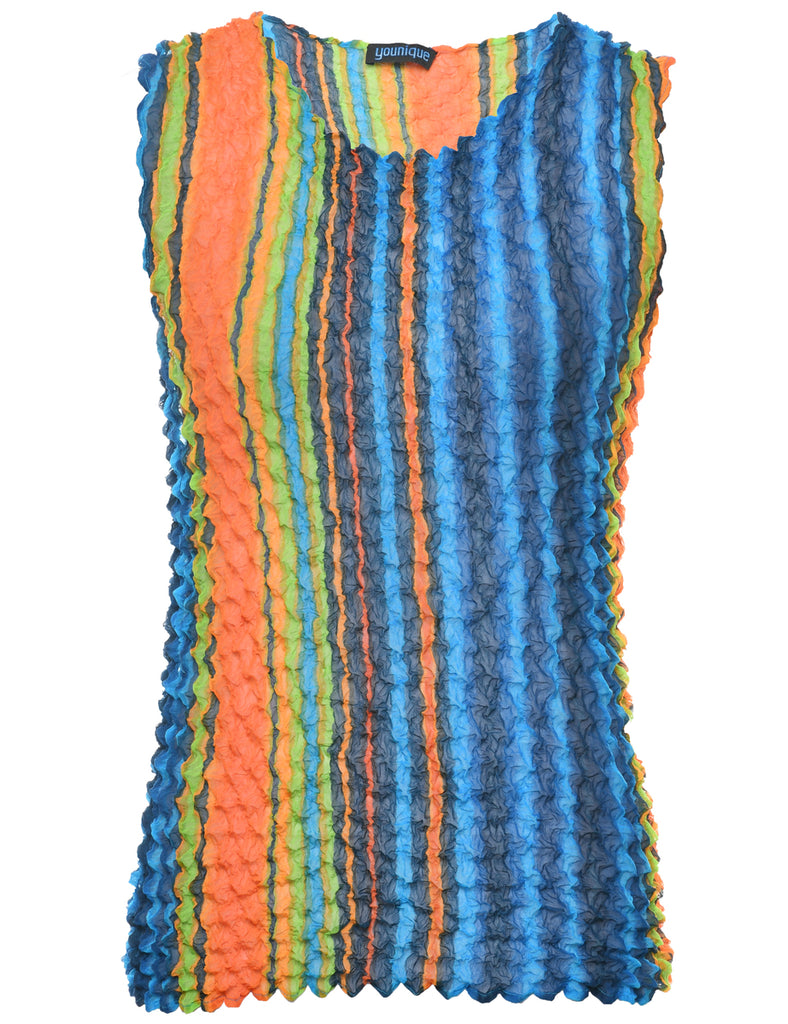 Crinkle Printed Top - XS