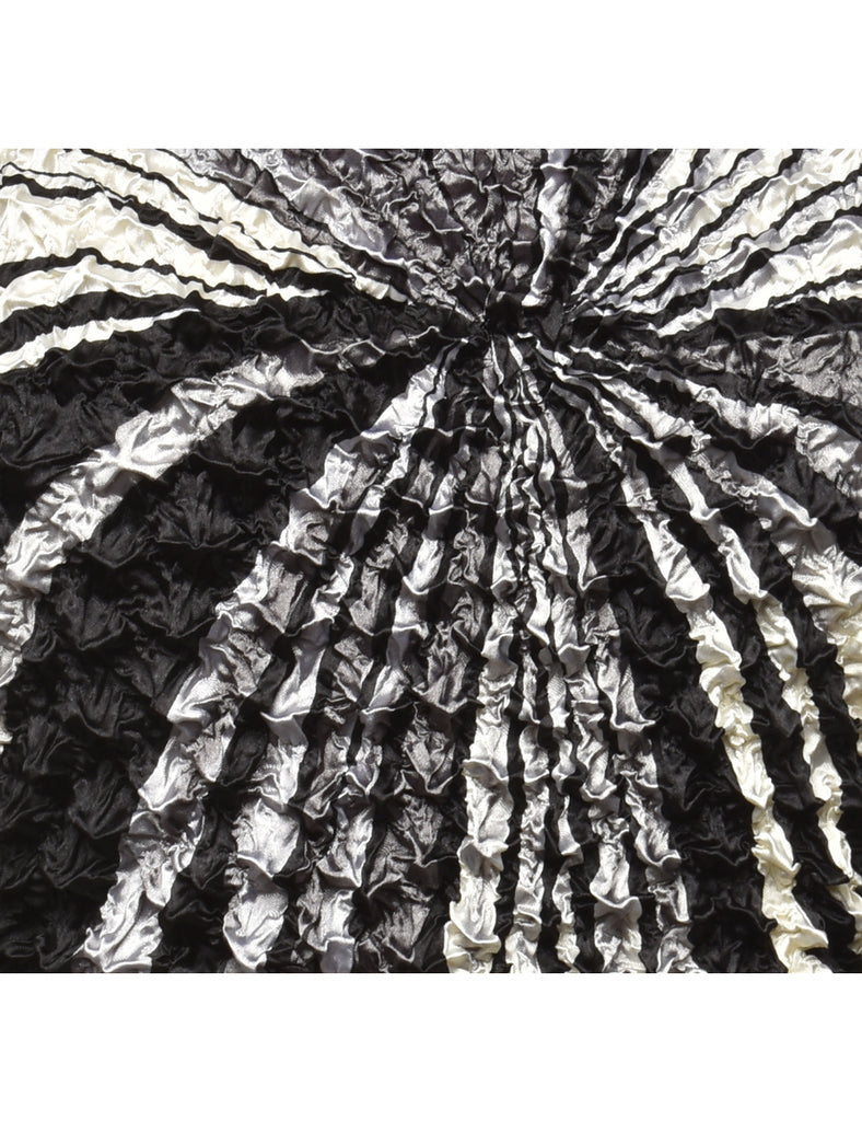 Crinkle Printed Top - S