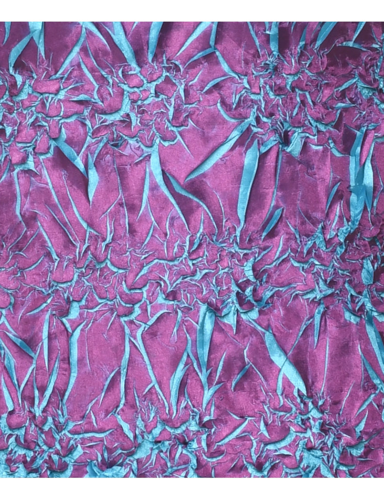 Crinkle Purple Top - S