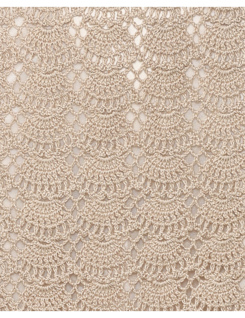 Crochet Y2K Pencil Skirt - S