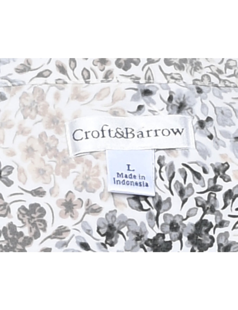 Croft & Barrow Floral Shirt - L