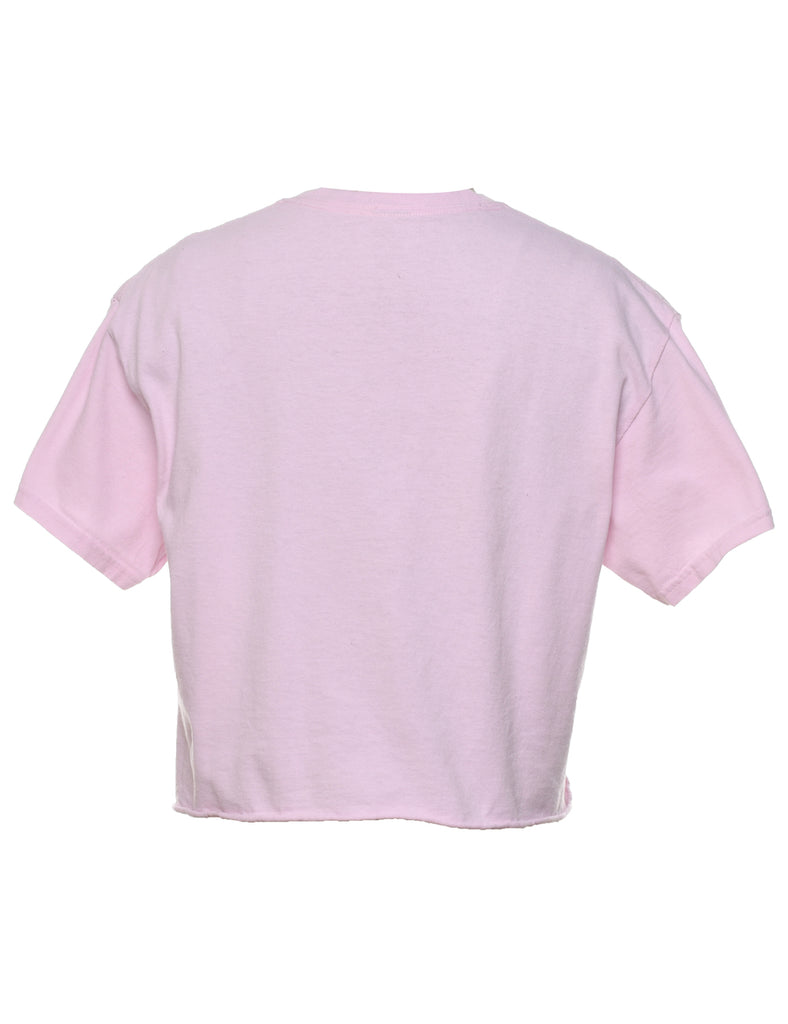 Cropped Aretha Franklin Printed T-shirt - M