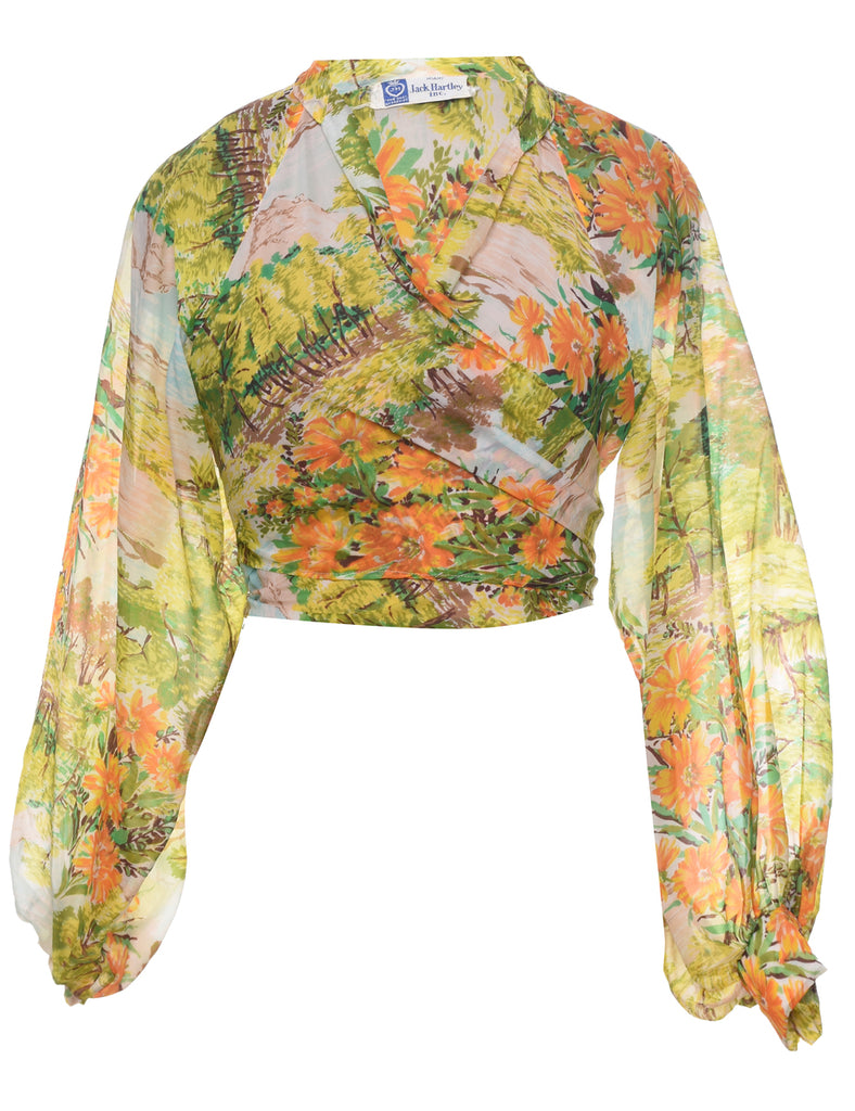 Cropped Blouse - M
