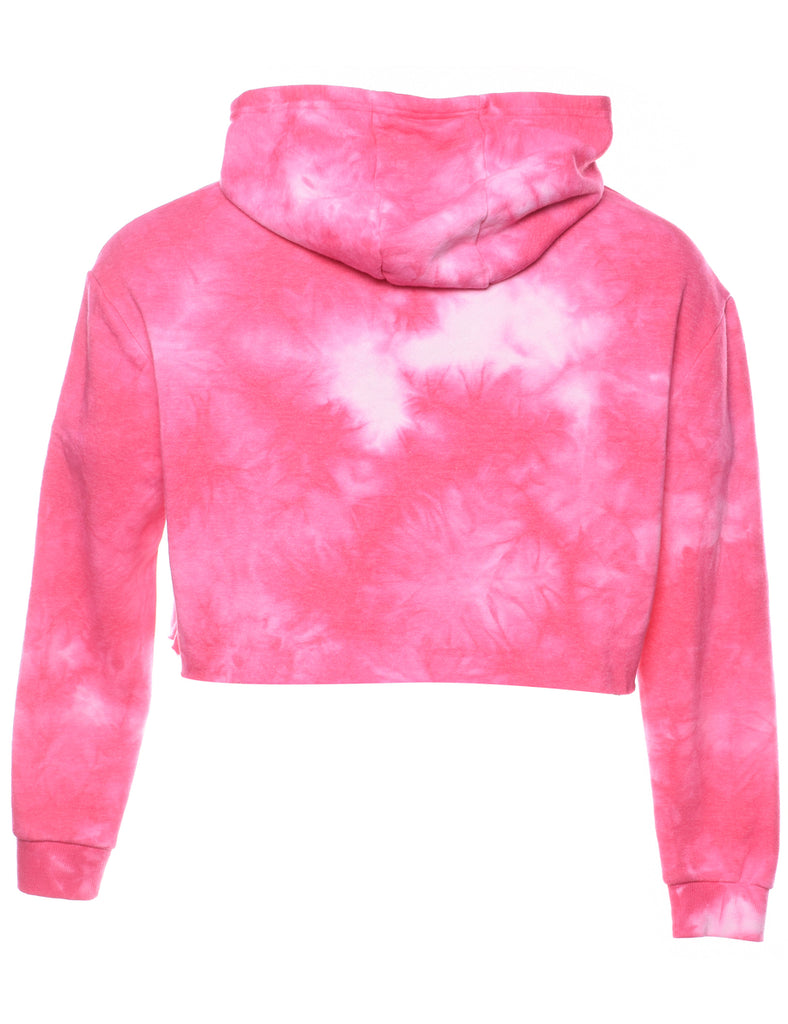Cropped Dickies Tie-Dye Hoodie - M