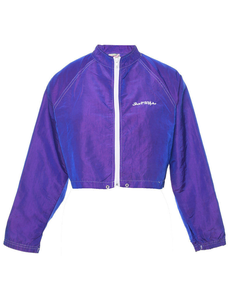 Cropped Purple Jacket - M