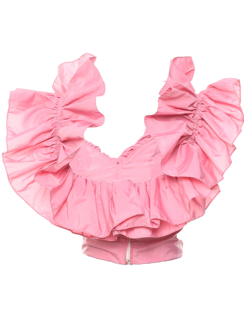 Cropped Ruffle Top - XS