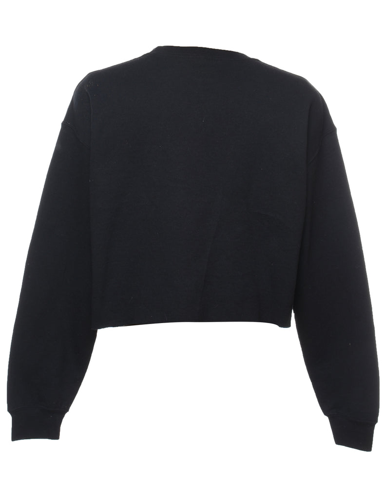 Cropped The Beatles Printed Sweatshirt - L
