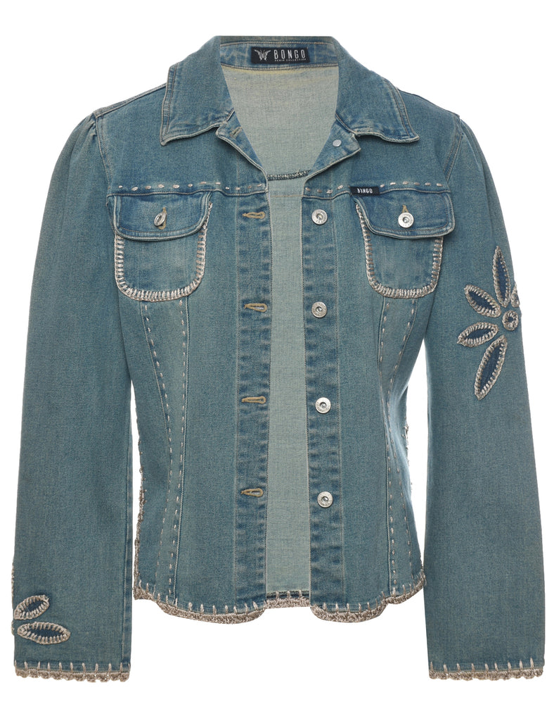 Customised Denim Jacket - M