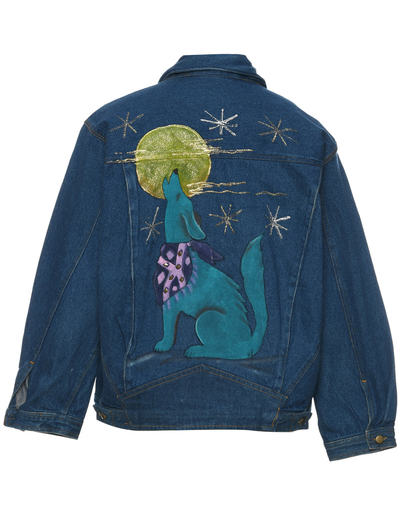 Customised Denim Jacket - M