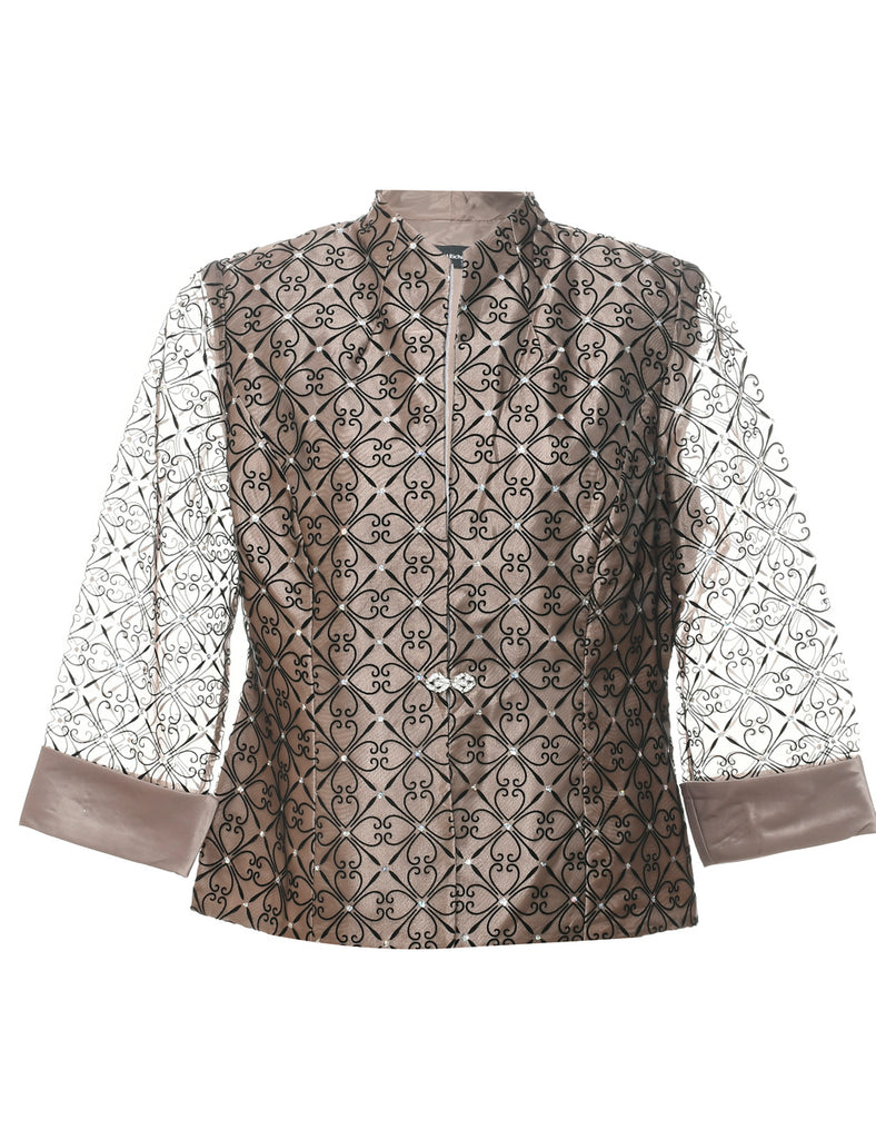 Damask Evening Jacket - L