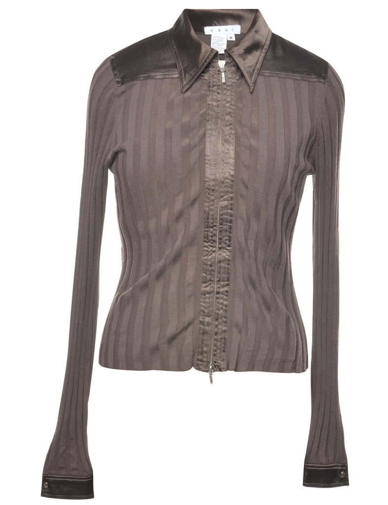 Dark Brown Cardigan - M
