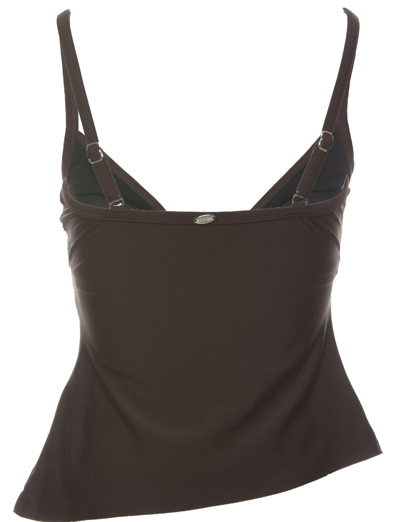 Dark Brown Cropped Top - XS