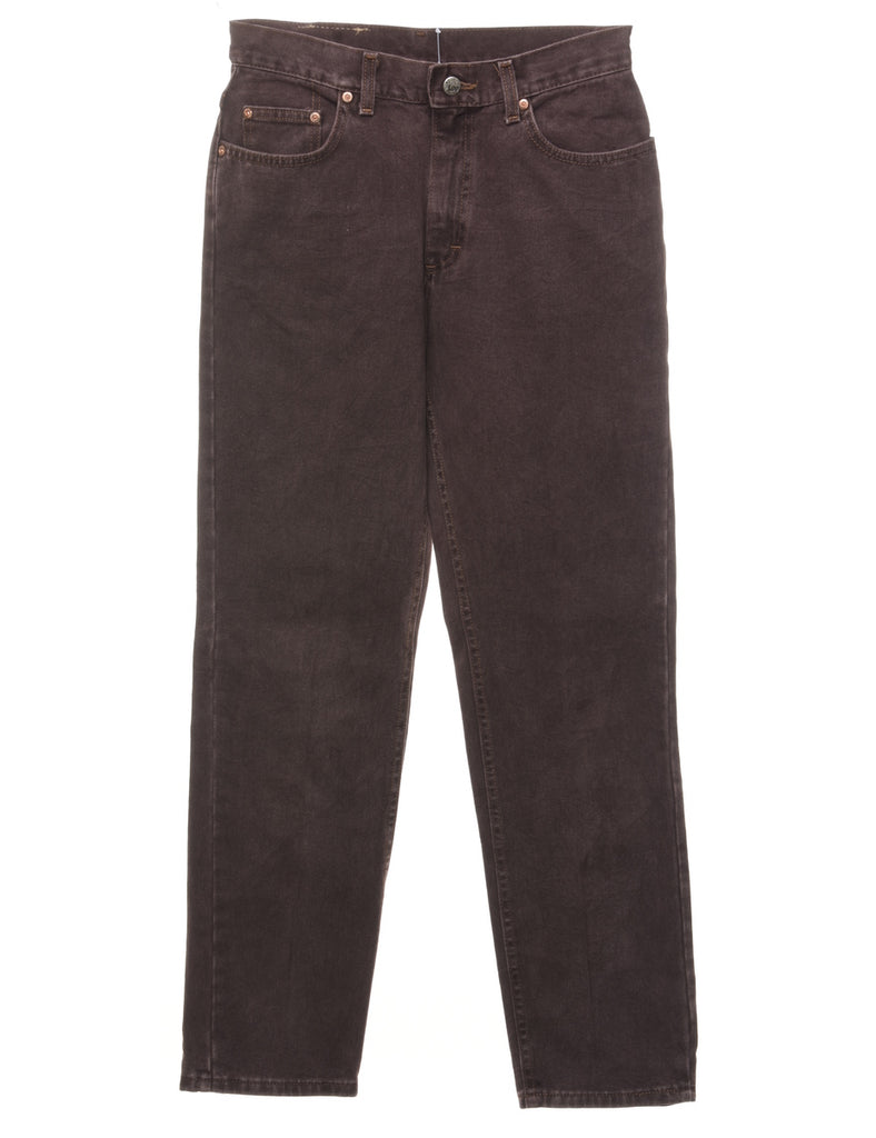 Dark Brown Lee Jeans - W29 L31