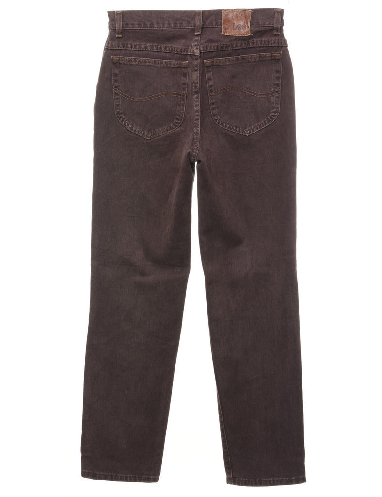 Dark Brown Lee Jeans - W29 L31