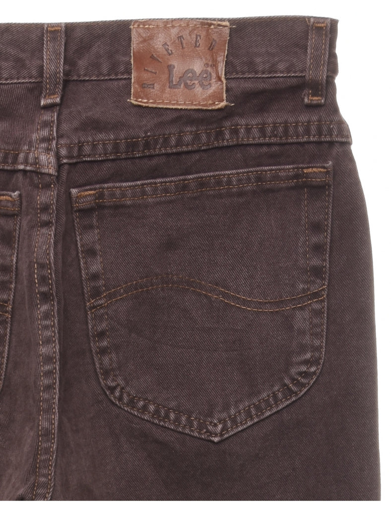 Dark Brown Lee Jeans - W29 L31