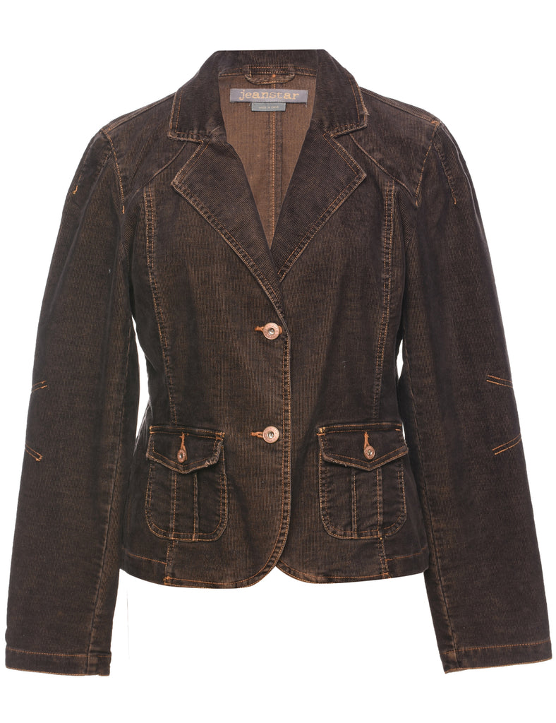 Dark Brown Y2K Blazer - M