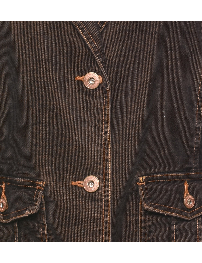 Dark Brown Y2K Blazer - M